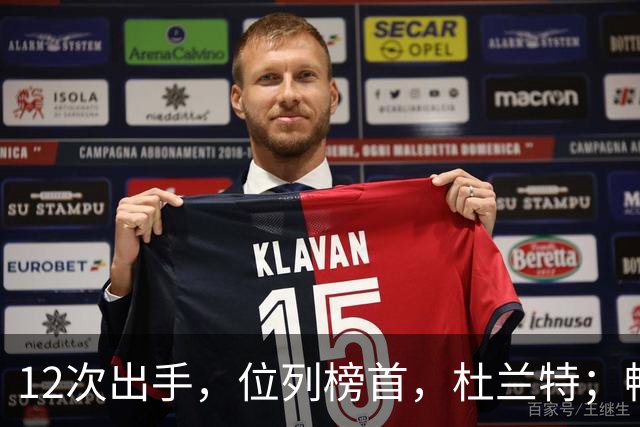 12次出手，位列榜首，杜兰特；畅快啊！